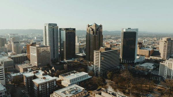 Singles in Birmingham: view of the city