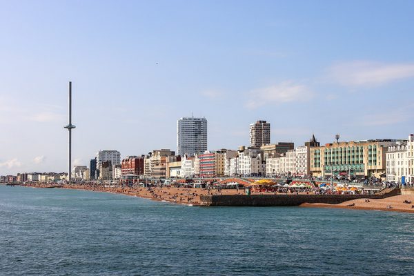 Singles in Brighton: view of the city