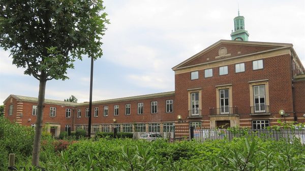 Singles in Slough: view of the city