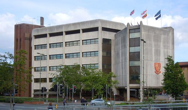 Singles in Woking: view of the city