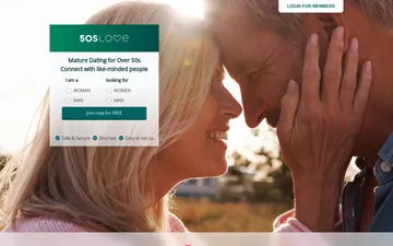 Screenshot of the 50slove website