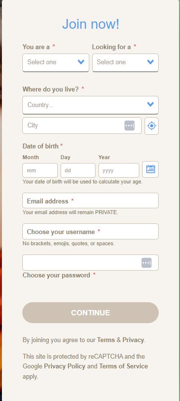 signup