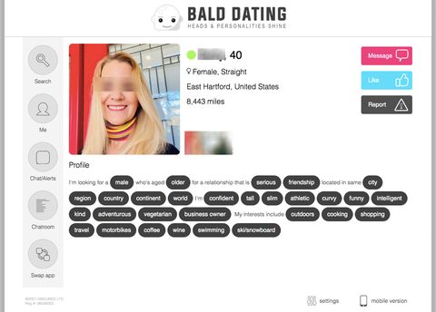 Bald Dating Profile