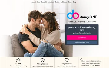 Screenshot of the Dinky One website