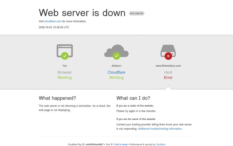 Screenshot of the FlirtNextDoor website