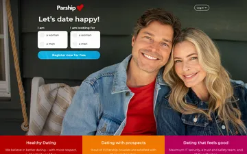 Screenshot of the GayParship website