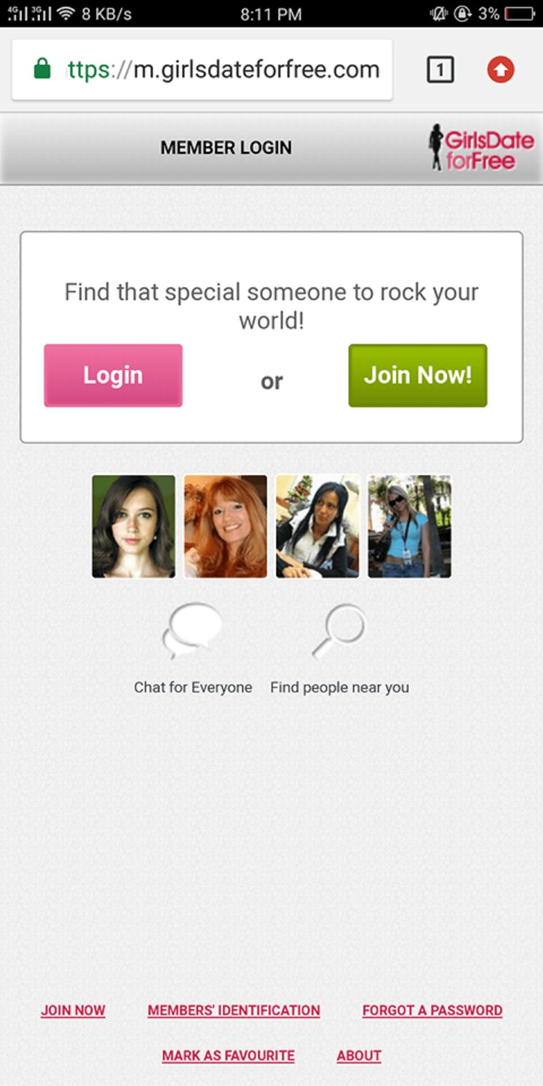 GirlsDateForFree Mobile Version