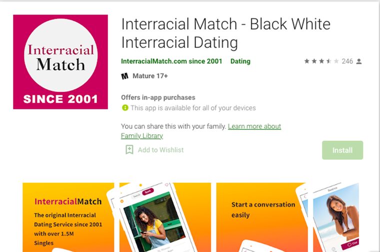 InterracialMatch App