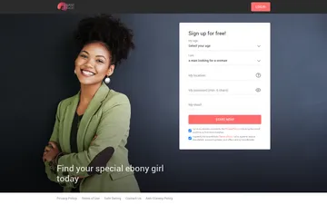 Screenshot of the IWantBlacks website
