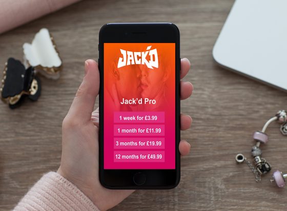 Screenshot of the Jackd prices