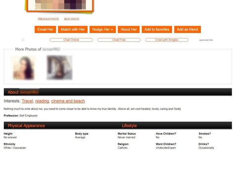 Mingle2 Profile