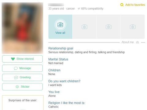 OneAmour Profile