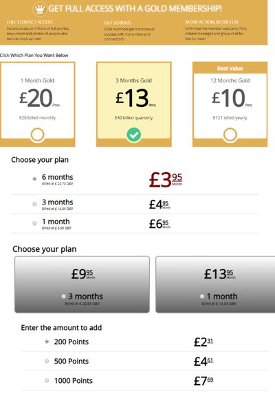 Passion.com Pricing