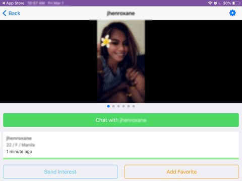 PinaLove App Profile
