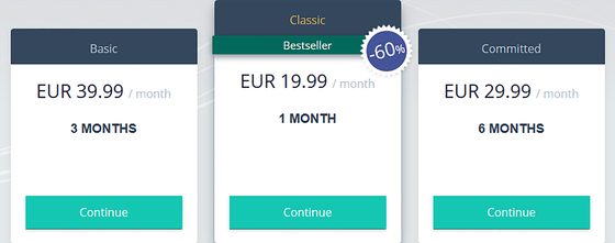Screenshot of the Singles50 prices