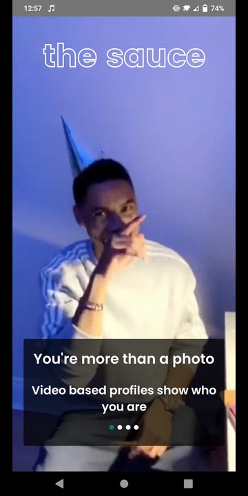 Screenshot of the The Sauce website