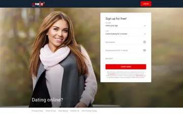 Screenshot of the UpForIt website