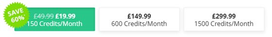 Screenshot of the YourTravelMates prices