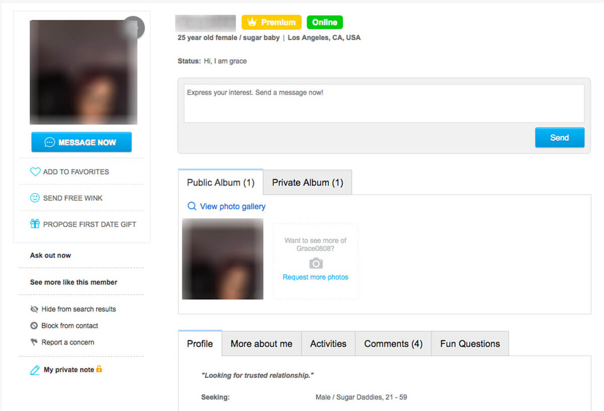 Daddy site scams sugar Sugar Daddy
