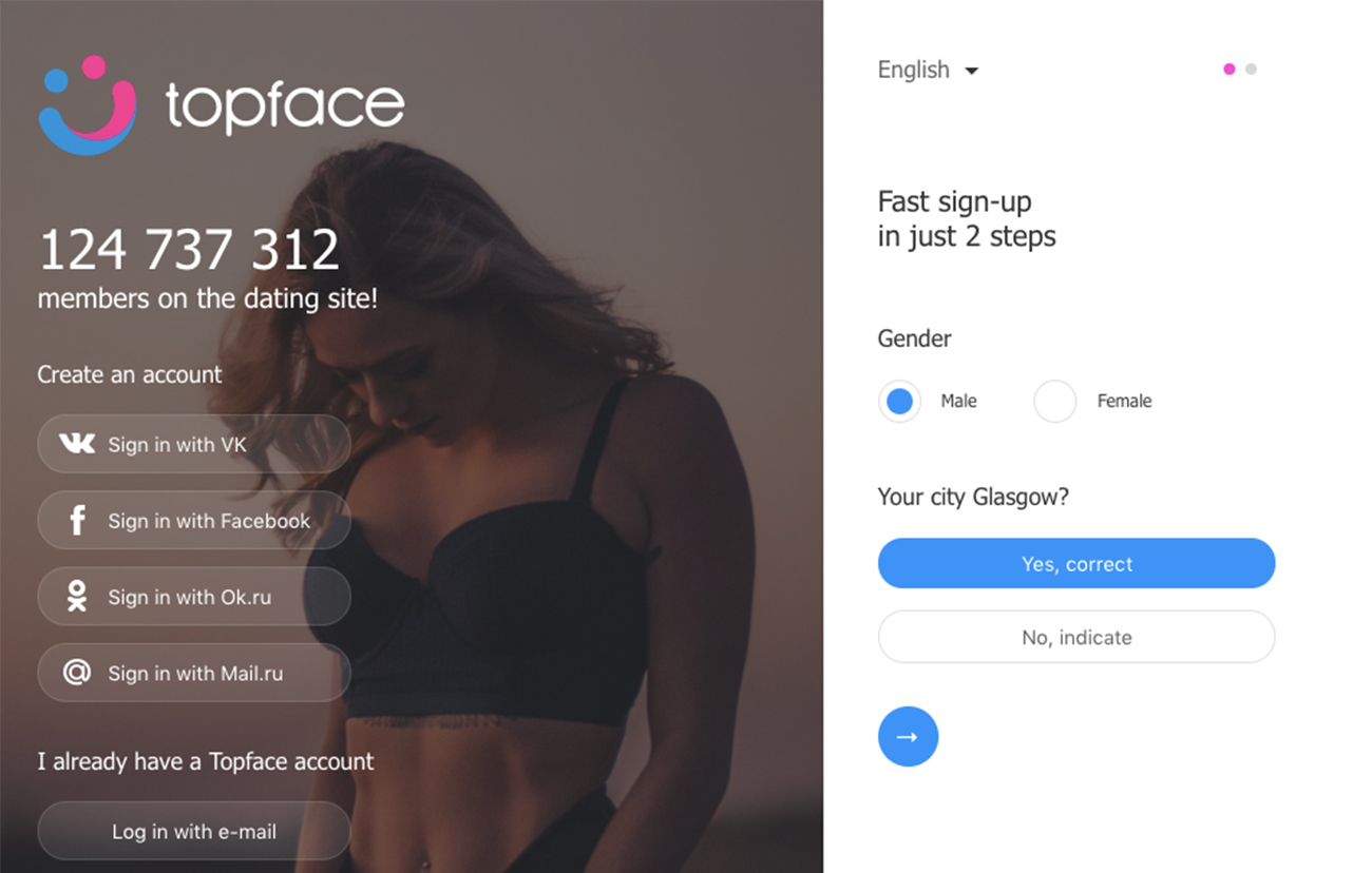 TopFace Review December 2022: Scam or Real Dates? - DatingScout