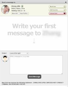 ChinaLoveCupid Message