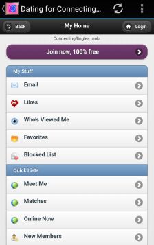 Connecting Singles App