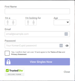 signing up