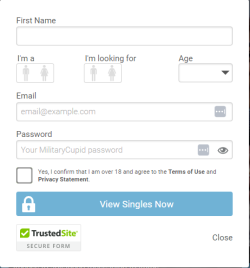 signing up