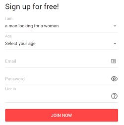 QuickFlirt Sign Up