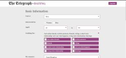 Telegraph Dating Registration