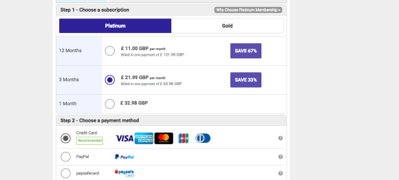 AsianDating Pricing