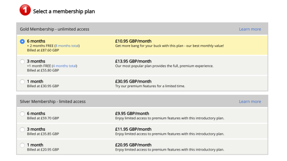 FriendFinder Price GB