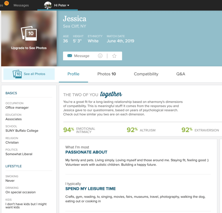 Website login eharmony How do