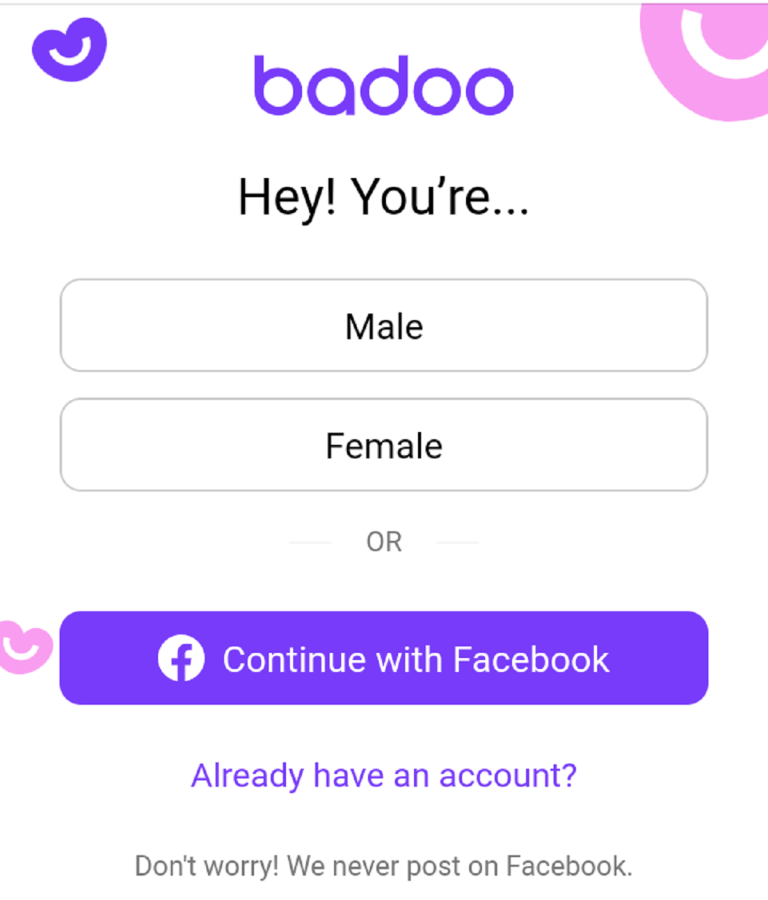 How long it takes on badoo