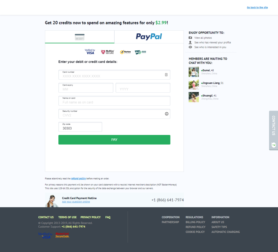 Eastern Honeys Website