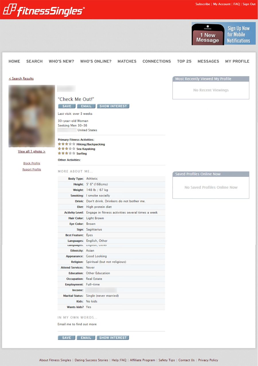 Fitness Singles Profiles Fitness Singles Profiles